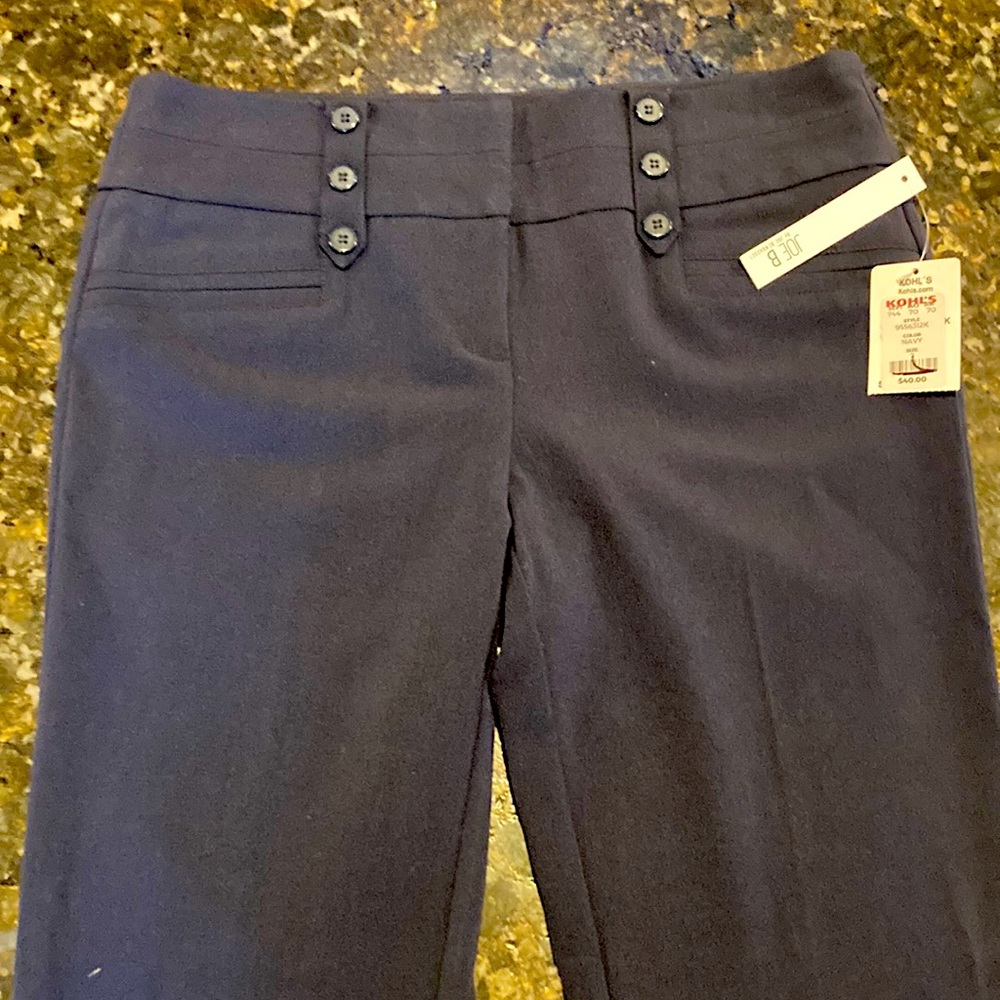 NWT Joe B Navy blue pants